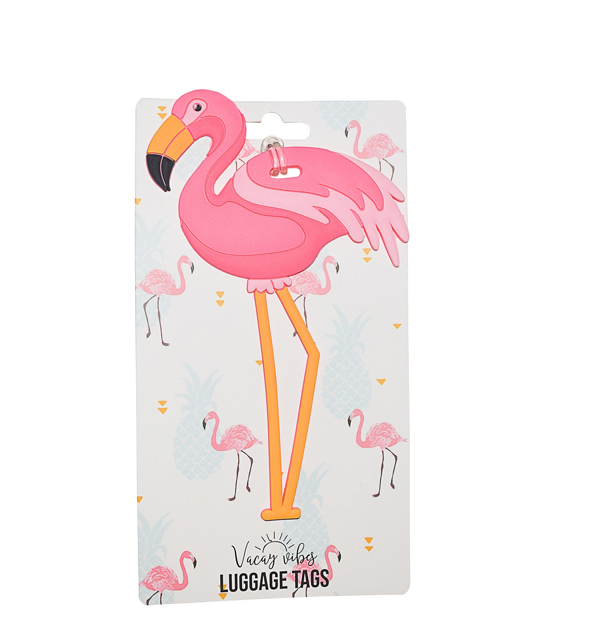 Luggage Tag - Flamingo