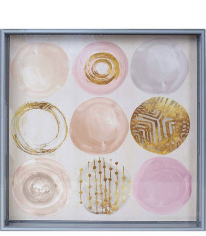 Rose Gold  Medallions Tray