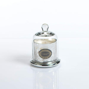 French Red Currant Antique Silver Candle Small