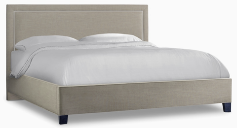 Finch King Bed in Light Grey
