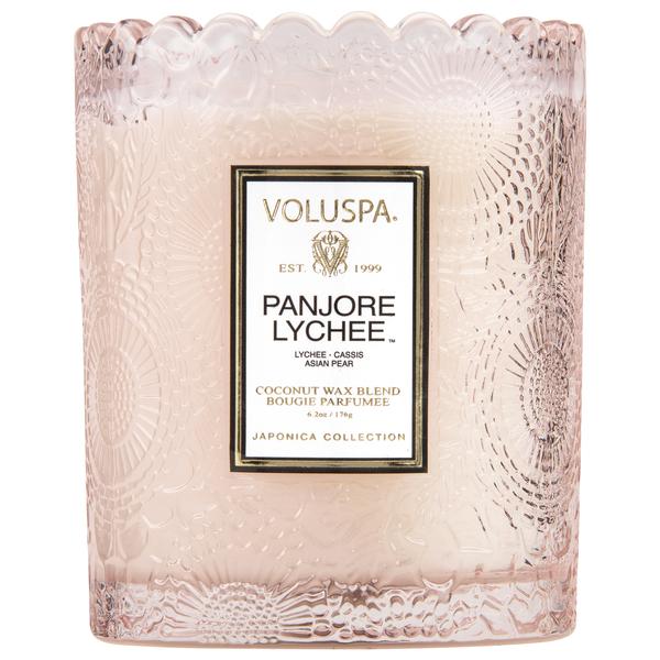 PANJORE LYCHEE SCALLOPED EDGE CANDLE