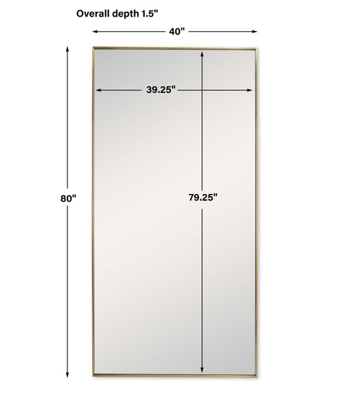 HARLAND MIRROR - BRASS